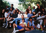 David Kingsley's Lab Outing in Berkeley Arboretum in 2000.
