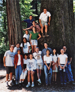 David Kingsley's Lab Picnic at Redwoods State Park